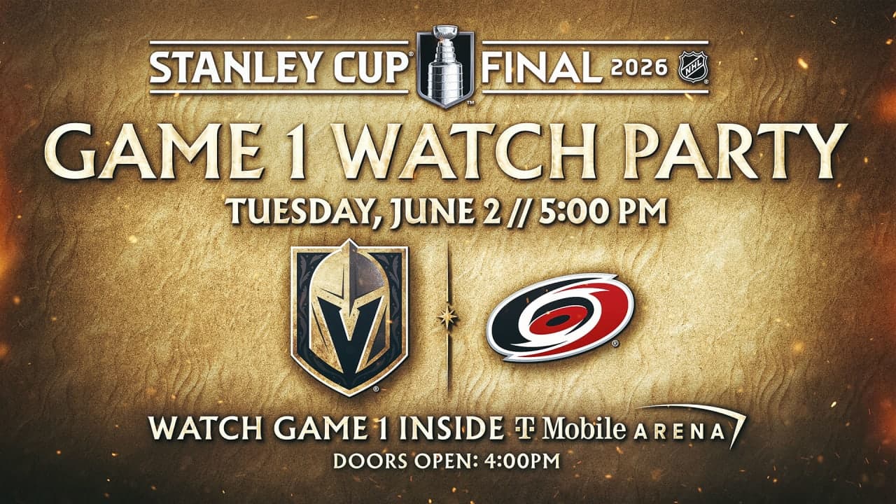 Vegas Golden Knights Stanley Cup Final Watch Party — Game 1 vs. Carolina Hurricanes