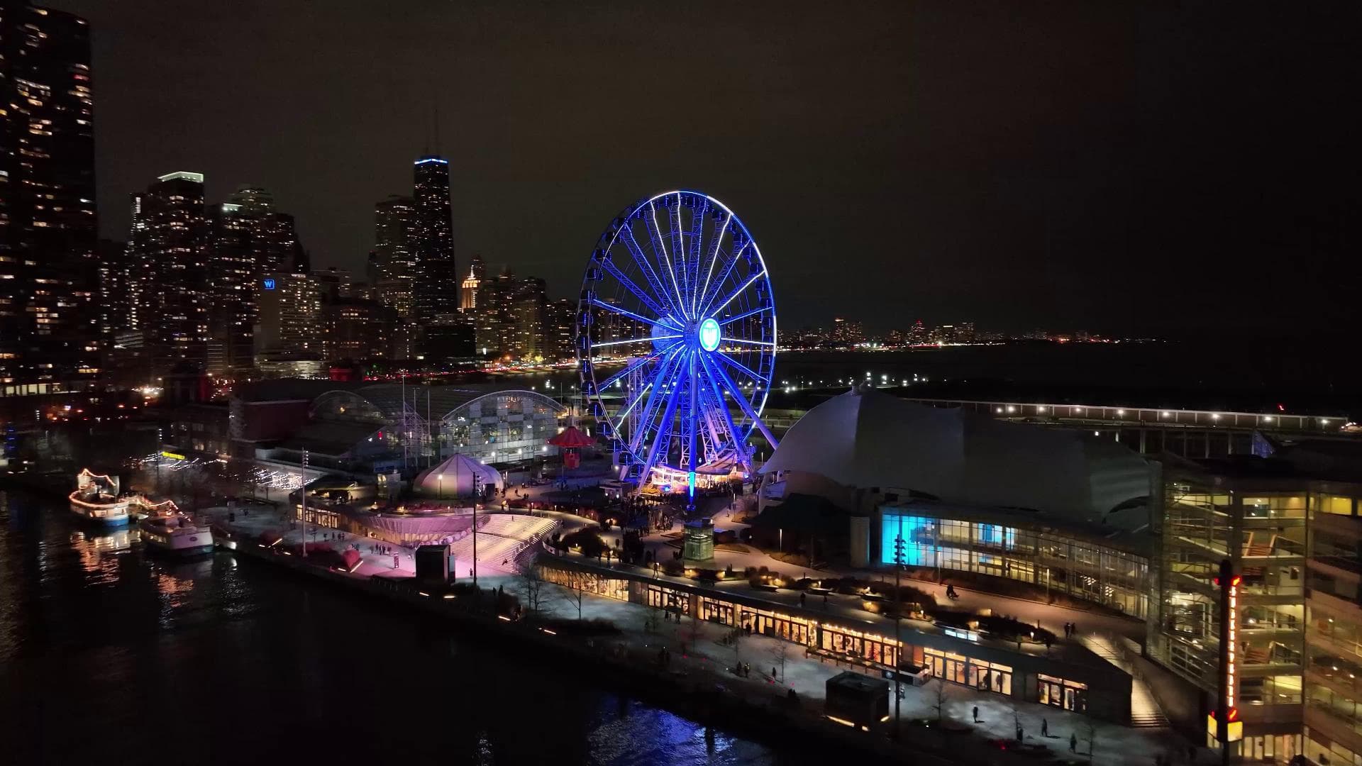 Navy Pier Weekly Fireworks — Saturday Edition